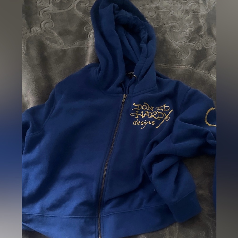Ed Hardy Kids Jacket in Bold Blue